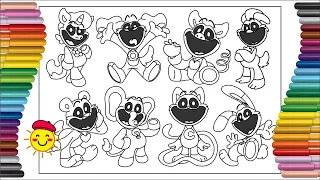 Smiling Critters | Poppy Playtime Chapter 3 New Coloring Pages