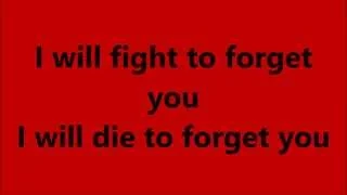 Fight To Forget | Red | Lyrics Onscreen | Of Beauty And Rage | New Song 2015