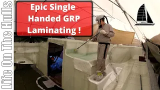 Ep171 Epic Single Handed Laminating Sessions - Catamaran Build