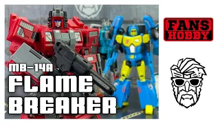Fans Hobby MB-14A FLAME BREAKER Transformers Masterpiece Hosehead Review