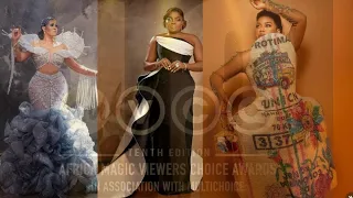 AMVCA 10th edition best dress looks (Africa Magic Viewers Choice Award #2024 #amvca )