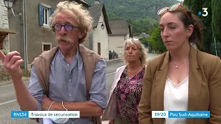Béarn: travaux de sécurisation de la RN134 en vallée d'Aspe