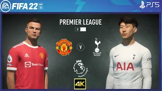 FIFA 22 PS5 | Manchester United Vs Tottenham | Premier League 2021/22 | 4K Gameplay