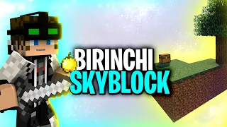 MINECRAFT / BIRINCHI MARTTA SKY BLOCK / UZBEKCHA LET'S PLAY