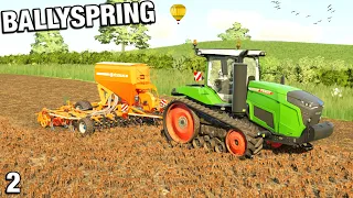 BUYING A TRACKED TRACTOR AND SEED DRILL BallySpring FS22 Ep 2