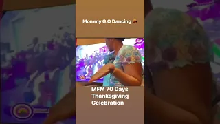 Mommy G.O Shade Olukoya Dancing To Celebrate MFM 70Days Thanksgiving