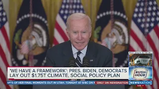 Biden tells Democrats to finalize his $1.75T plan | Rush Hour