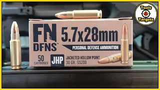 Is This AMMO Any FN Good?...5.7x28 FN DFNS Self-Defense Ballistic Gel Test!