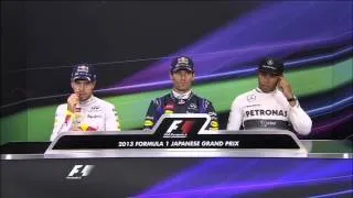 Mark Webber on pole ahead of Sebastian Vettel in Japan