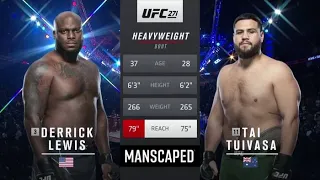 Полный Бой: Деррек Льюис vs Тай Туиваса / Derrick vs Tai / UFC 271