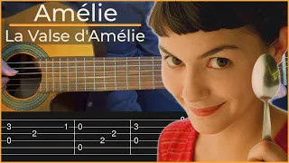 Amélie - La valse d'Amélie (Simple Guitar Tab)