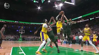 Refs gonna fire after this Jayson Tatum missed called foul on Lebron James | Celtics vs Lakers