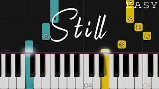 Still - Hillsong United | EASY Piano Tutorial