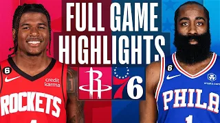 Philadelphia 76ers vs. Houston Rockets Full Game Highlights | Feb 13 | 2022 NBA Season