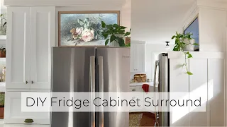 DIY Fridge Cabinet Surround | Budget Friendly Kitchen Makeover.