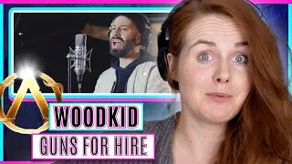 Vocal Coach reacts to WOODKID "Guns For Hire" (Acoustic Version)