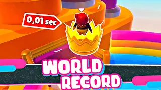 *WORLD RECORD* 0,01 SEC TO WIN! Fall Guys Fails & Wins #1