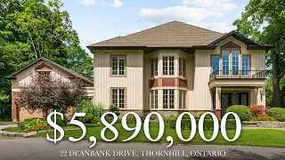 $5,890,000 - Private Estate - 22 Deanbank Drive, Thornhill, Ontario