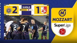 Mozzart Bet Super liga 2023/24 - 3.Kolo: PARTIZAN – RADNIČKI NIŠ 2:1 (0:1)