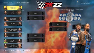 WWE 2K22 Tag Team Tournament Special - WWE 2K22 LIVE Stream