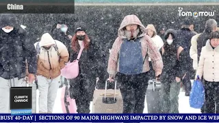 Chinese travelers stranded as winter storms throw Lunar New Year travel into chaos