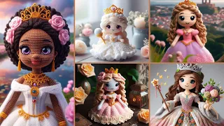 Amigurumi Princess Handcrafted Crochet Dolls