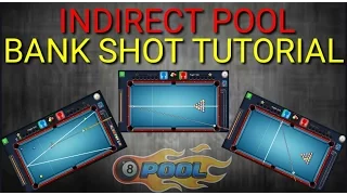 8 Ball Pool - Trick Shot | Bank Tutorial | How to Indirect Bank Shot in 8 Ball Pool [No Hack/Cheat]