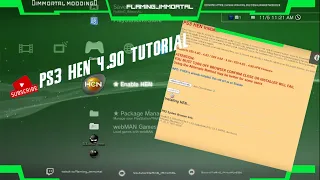 PS3 HEN 4.90 Tutorial