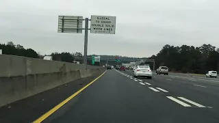 Interstate 85 - Georgia (Exits 106 to 113) northbound (Express Lanes)