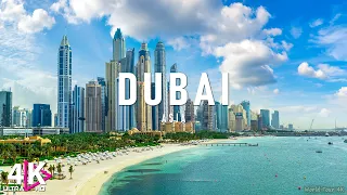 FLYING OVER DUBAI 4K UHD - Relaxing Music With Beautiful Nature Scenes - 4K Video UHD