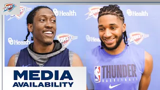 Jalen, Isaiah, and Coach Daigneault Speak with Media After Practice | October 24, 2023 | OKC Thunder