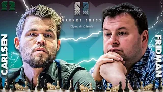 Pinainit na ang KARBURADOR ni Magnus! | Carlsen vs Fridman Grenke Chess 2024 Round 2