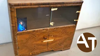 WATCH the WOW Transformation of this Art Deco Cabinet!