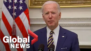 US President Biden delivers remarks on economic crisis, signs executive orders