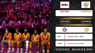 Ole Miss vs Tennessee | SEC | 1.28.24