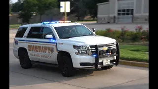 Police Cars Going Code 3 - Harris County Sheriffs Office [TX] Compilation 1