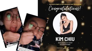 Kim Chiu panalo bilang Best Female TV Host (Its Showtime) | 35th PMPC Star Awards for Television