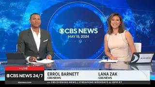 CBS News @ 12pm open - May 15, 2024