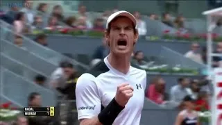 2016 Mutua Madrid Open - Andy Murray beats Rafa Nadal in Semi Final