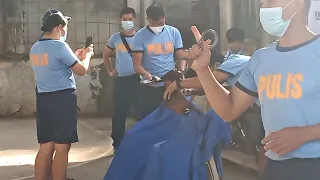 LIBRENG GUPIT❤️ UG DEMO SA MGA BRGY.POLICE GIPAHIGAYON SA  PSJLC-2021-02 ALPHA COMPANY "TEAM-2"