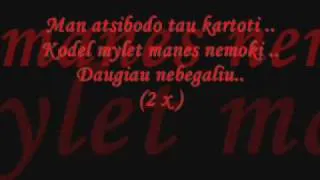 Kastaneda - Man atsibodo tau kartoti {{ LYRICS }}