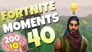 WHEN PLAYERS HAVE 200 IQ (GENIUS BAIT TRAP) | Fortnite Daily Funny and WTF Moments Ep. 40