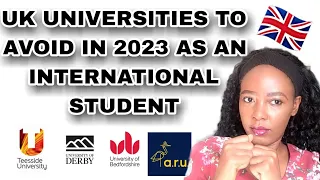 ❌ AVOID THESE UK UNIVERSITIES IN 2023 AS AN INTERNATIONAL STUDENT IN THE UK | REFUNDS!! NO CAS!!😤