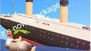 The ship has sunk. (Sunk roblox)