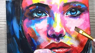 "REALISE" /  Painting / Colour Portrait
