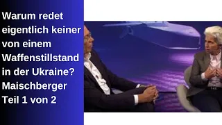 Maischberger vom 26.092023, Interview mit Herrn Welzer und Frau Strack-Zimmermann. Teil 1 von 2