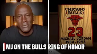 Michael Jordan reacts to making the Bulls' Ring of Honor | NBA on ESPN