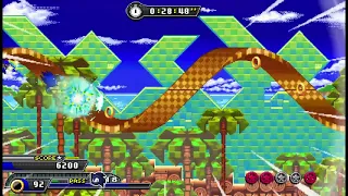 Sonic Advance 4 Fan Game Speedrun Green Leaf Hill Act 1 58.64 (Sonic)