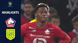 LOSC LILLE - FC NANTES (1 - 1) - Highlights - (LOSC - FCN) / 2021-2022