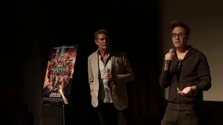 David Hasselhoff and James Gunn chat "Guardians Inferno" music video